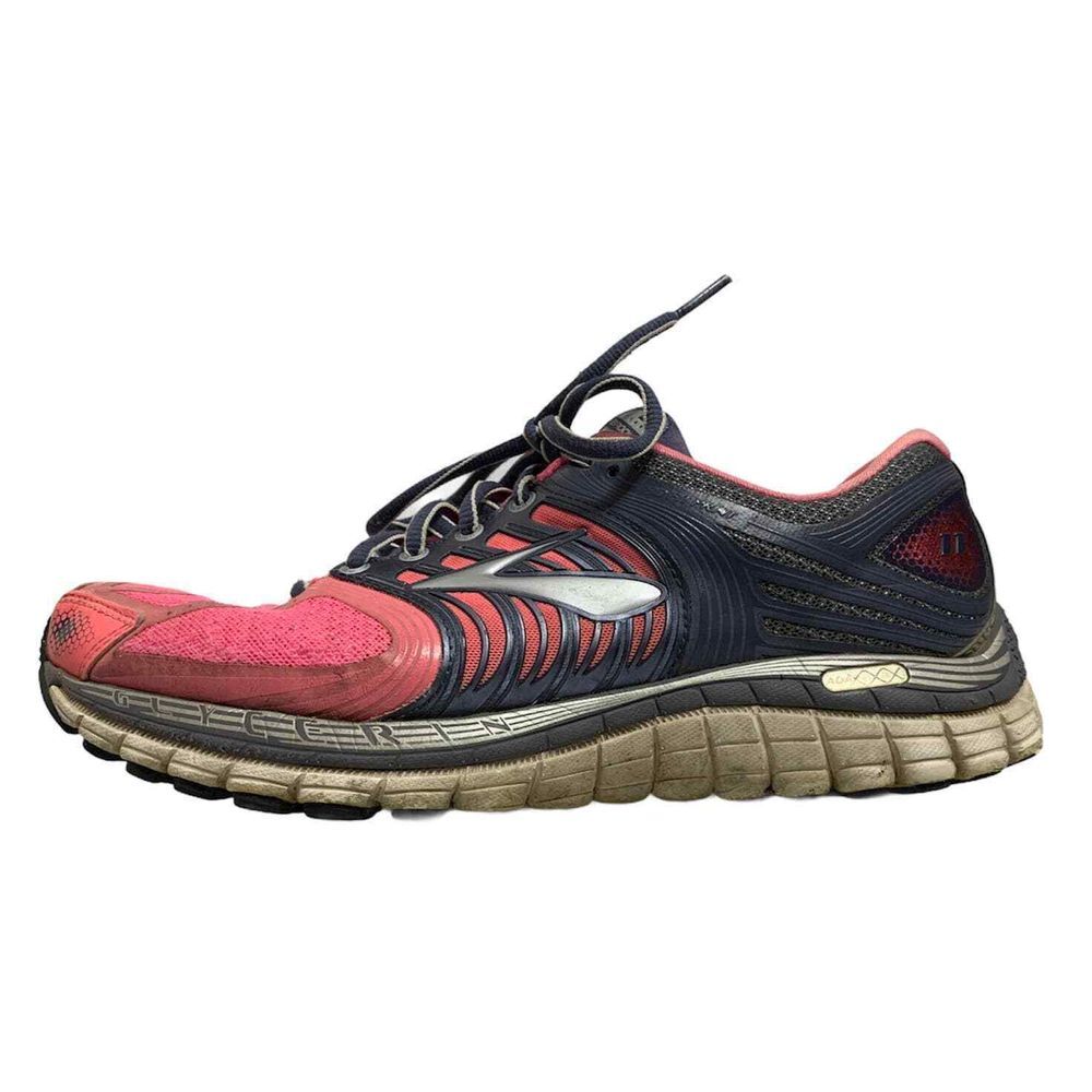 Brooks Glycerin 11 Running Shoes Size 9.5B Pink Gray Womens Casual‎ Sneakers